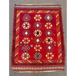 Kilim Qashqai - Iran. Circa 1950.  230 x 153 cm