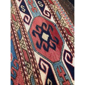 2 grands panneaux Maffrash Karabakh. Circa 1820. 96 x 50 cm 