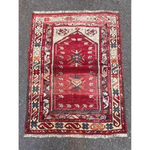 Antique Prayer Rug. Konya, Anatolia. Circa 1880. 125 X 74 Cm
