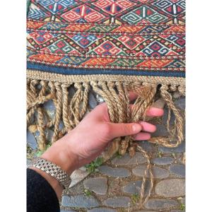 Fully Embroidered Kilim. Shahsaven / Persia. Circa 1880. 152 X 110 Cm