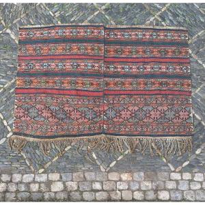 Fully Embroidered Kilim. Shahsaven / Persia. Circa 1880. 152 X 110 Cm