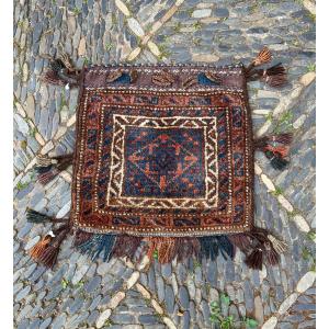 Khorjin/ Cushion Bag. Qashqai. Persia. Circa 1920. 52 X 50 Cm