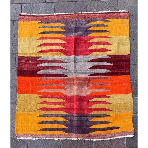 Kilim Parmaklı - Afyon. Anatolia. Circa 1950. 120 X 110 Cm