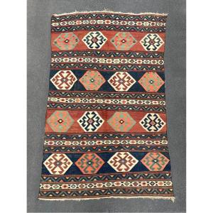 Kilim Kazak. Caucase. Circa 1900. 280 x 165 cm