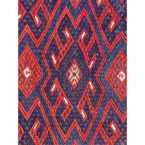 Kilim Turkmène / Yomud. Début 20 ième. 355 x 108 cm