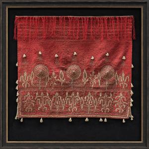 Étoffe tissée au fil d'or. Pakistan. Circa 1880. 106 x 106 cm