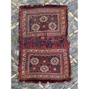 Double sacoche. Bathiyari. Perse. Circa 1900. 86 x 55 cm