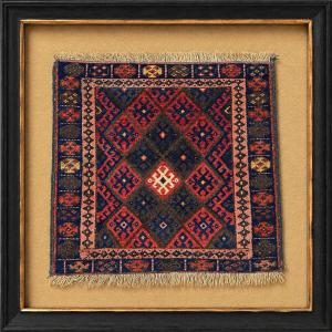 Khorjin / Face de sacoche. Qashqai. Perse. Circa 1900. 60 x 52 cm