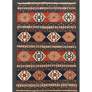 Kilim Kazak. Caucase. Circa 1900. 280 x 165 cm