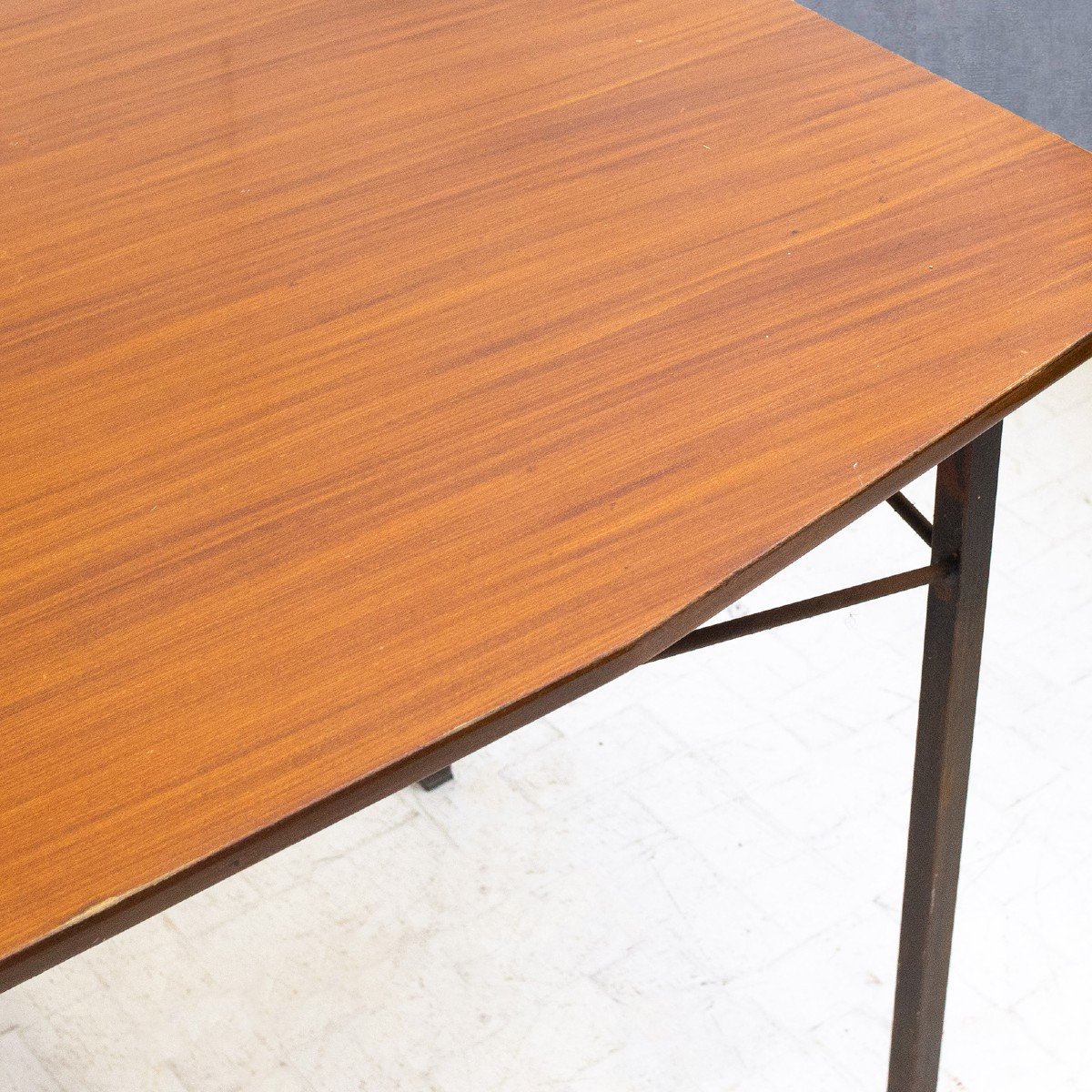 Table Avec Plateau En Bois, Années 1950-photo-4