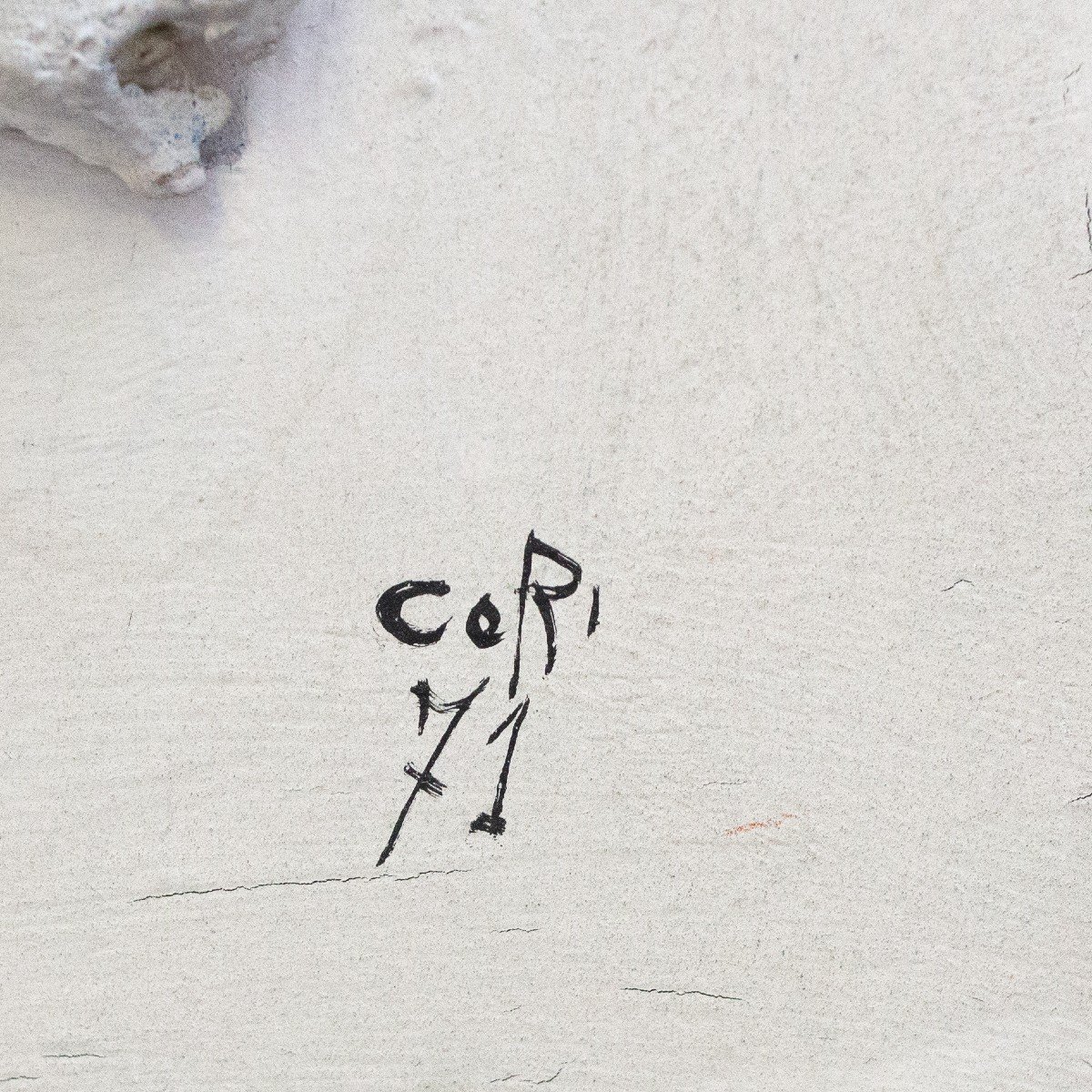 Technique Mixte Sur Toile, De Giancarlo Cori, "prière Sur La Tombe d'Un Gangster De l'Espace", -photo-4