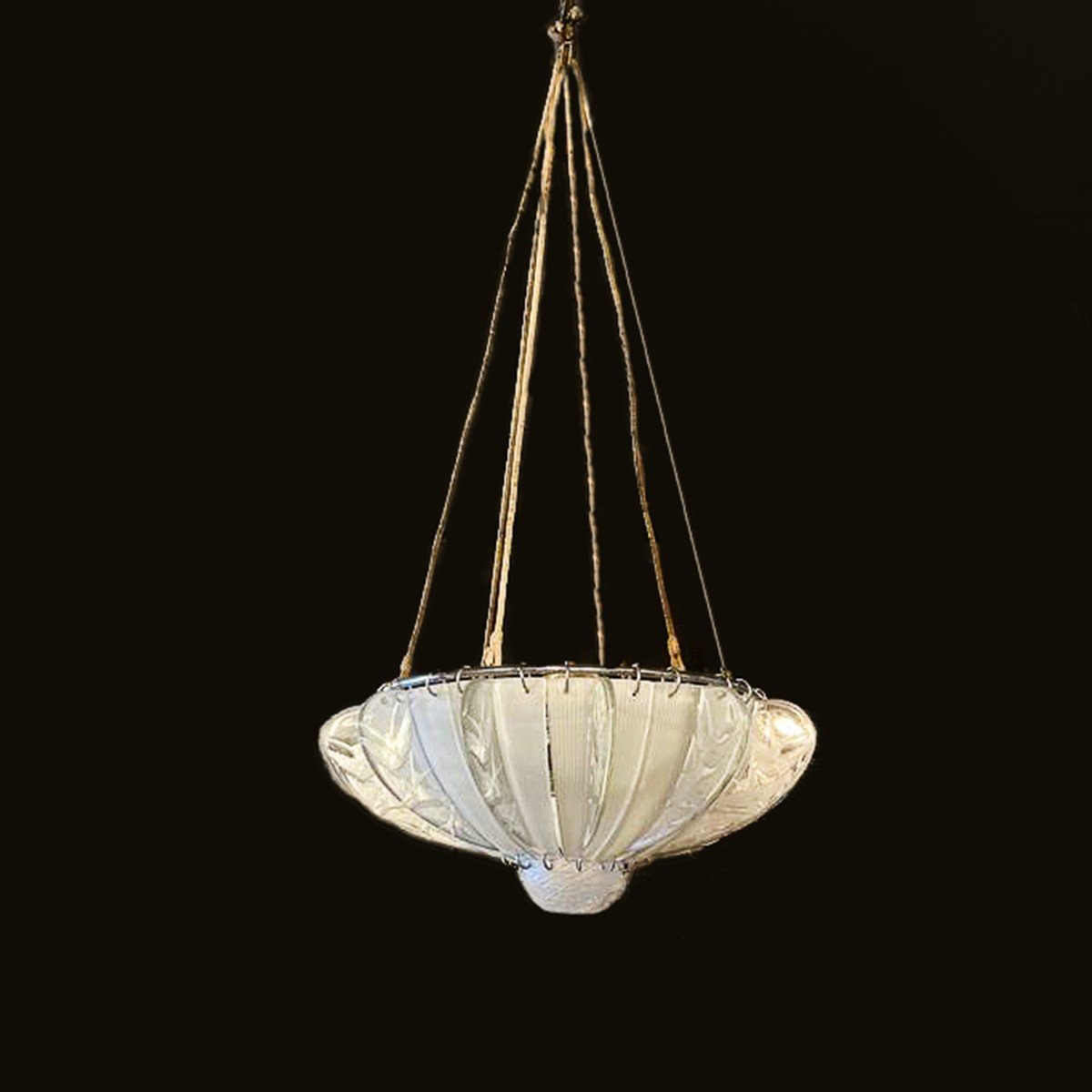 Lustre "Hirondelles" De René Lalique, 1921