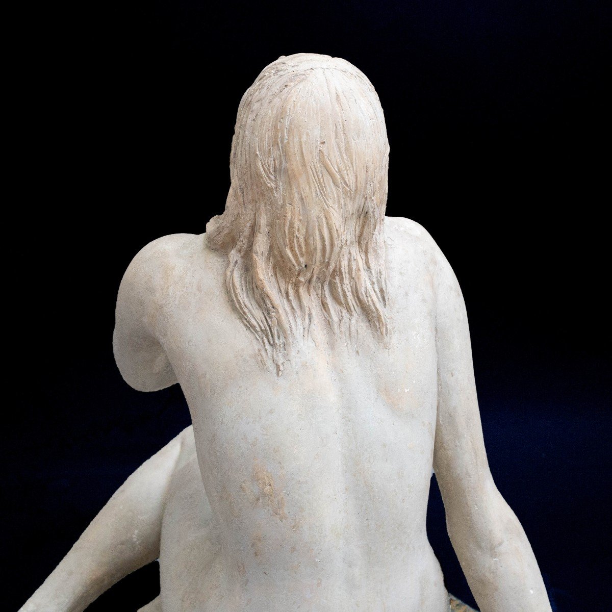 Emilio Musso, Large Plaster Sculpture, "young Woman," 1937-photo-6