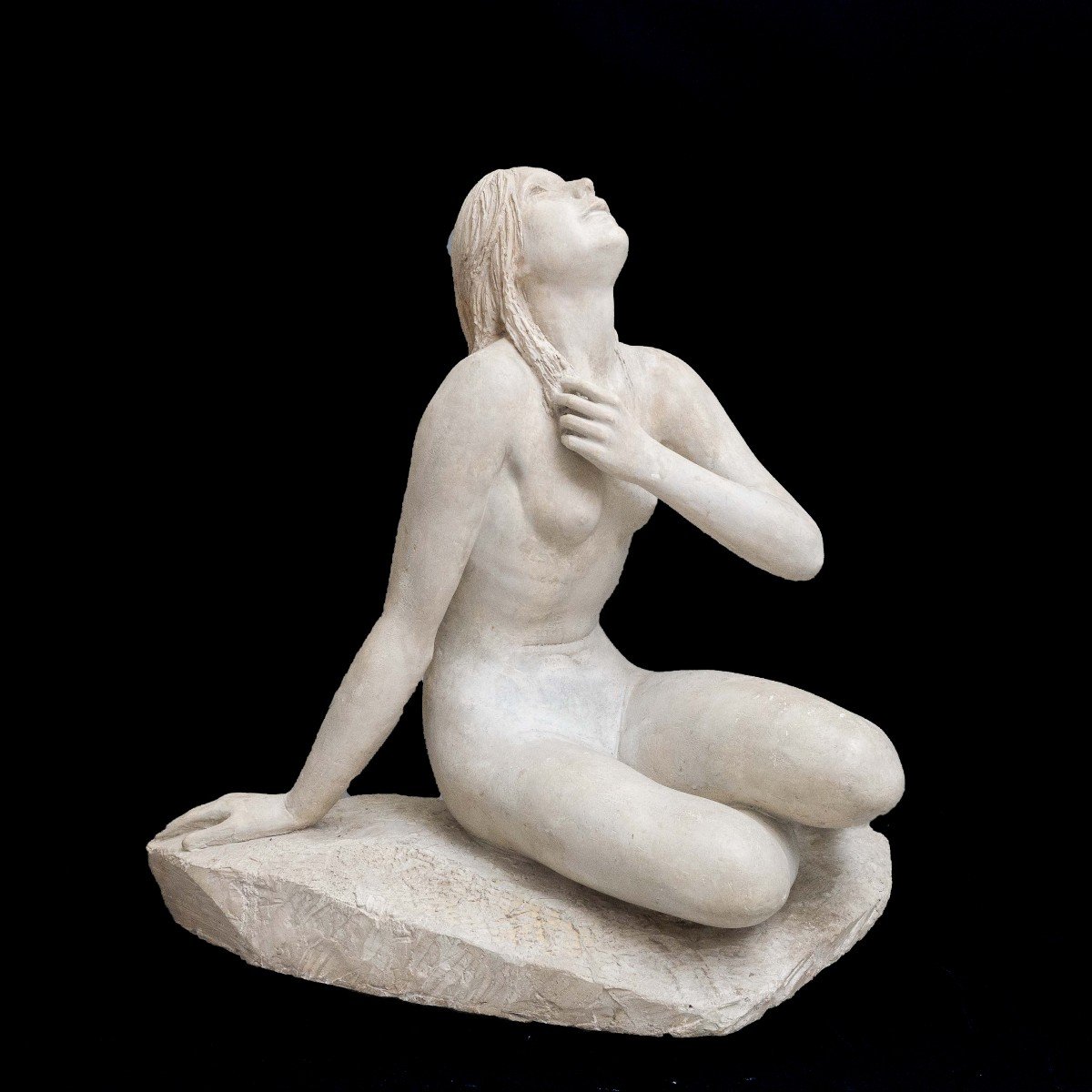 Statuette femme buste art nouveau pour maison ou jardin Joséphine