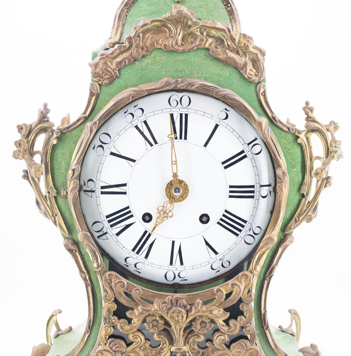 Pendule Ancienne à Cartel Louis XV, XVIIIe Siècle-photo-3