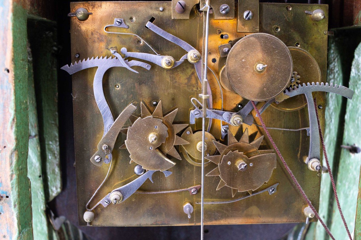Pendule Ancienne à Cartel Louis XV, XVIIIe Siècle-photo-8