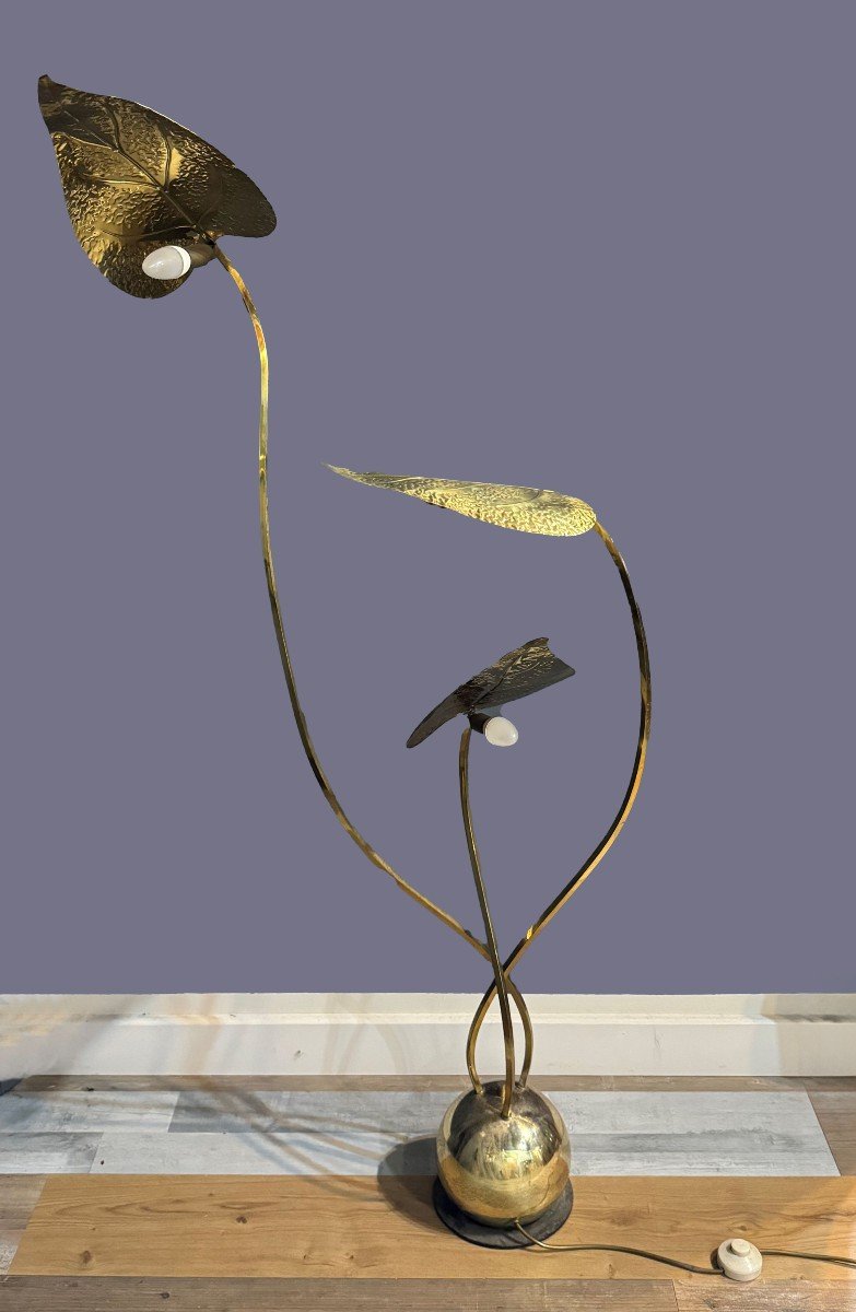 Brass Lamp By Carlo Giorgi For Bottega Gadda, 1970-photo-3