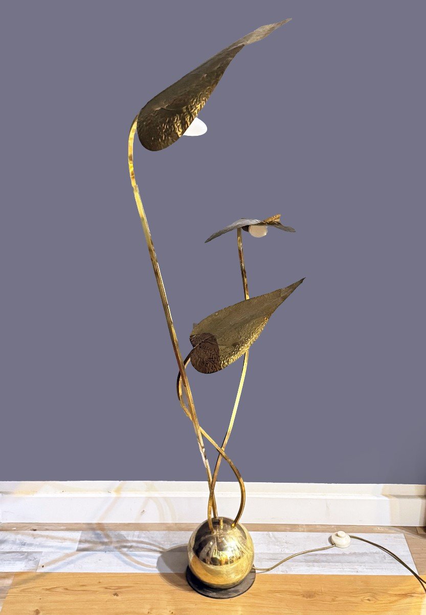 Brass Lamp By Carlo Giorgi For Bottega Gadda, 1970-photo-4