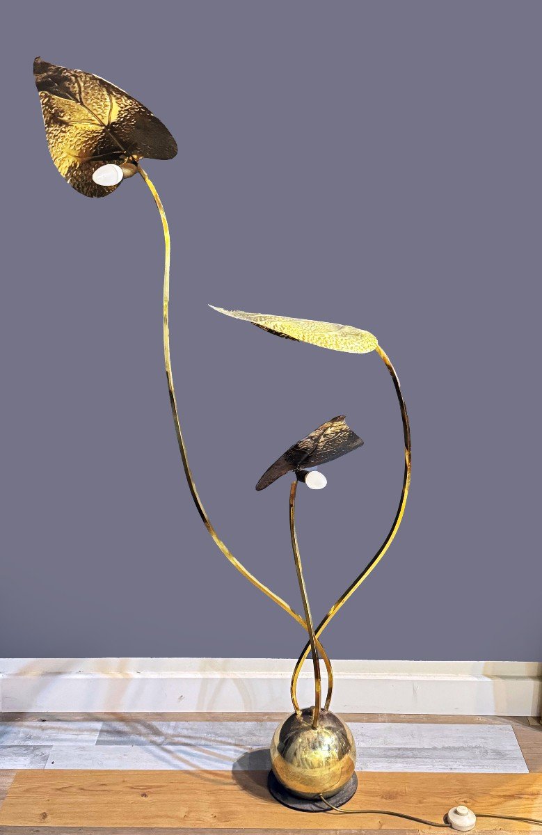 Brass Lamp By Carlo Giorgi For Bottega Gadda, 1970