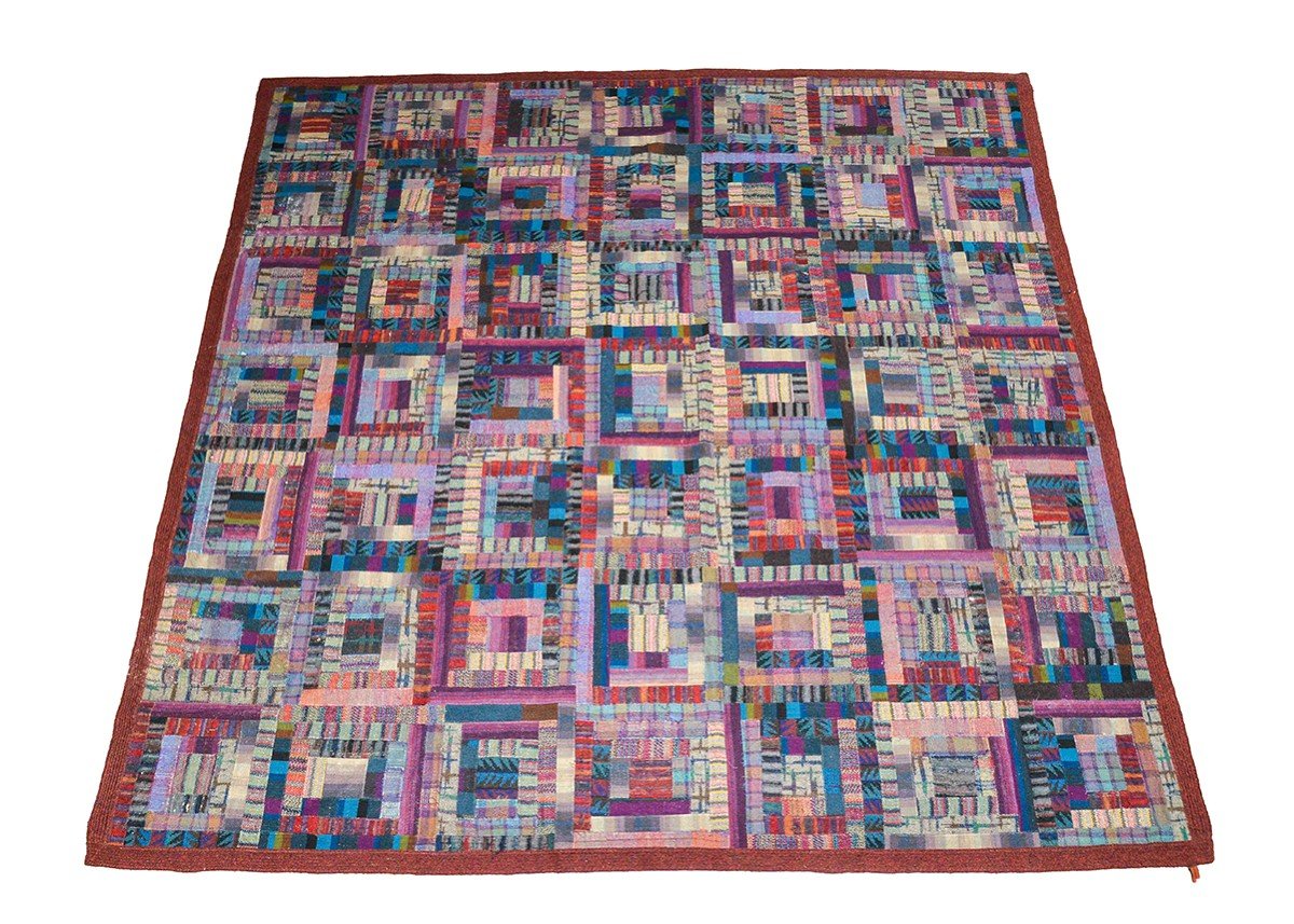 Large Saporiti Rug/ Tapestry For Ottavio Missoni, 1980s-photo-7