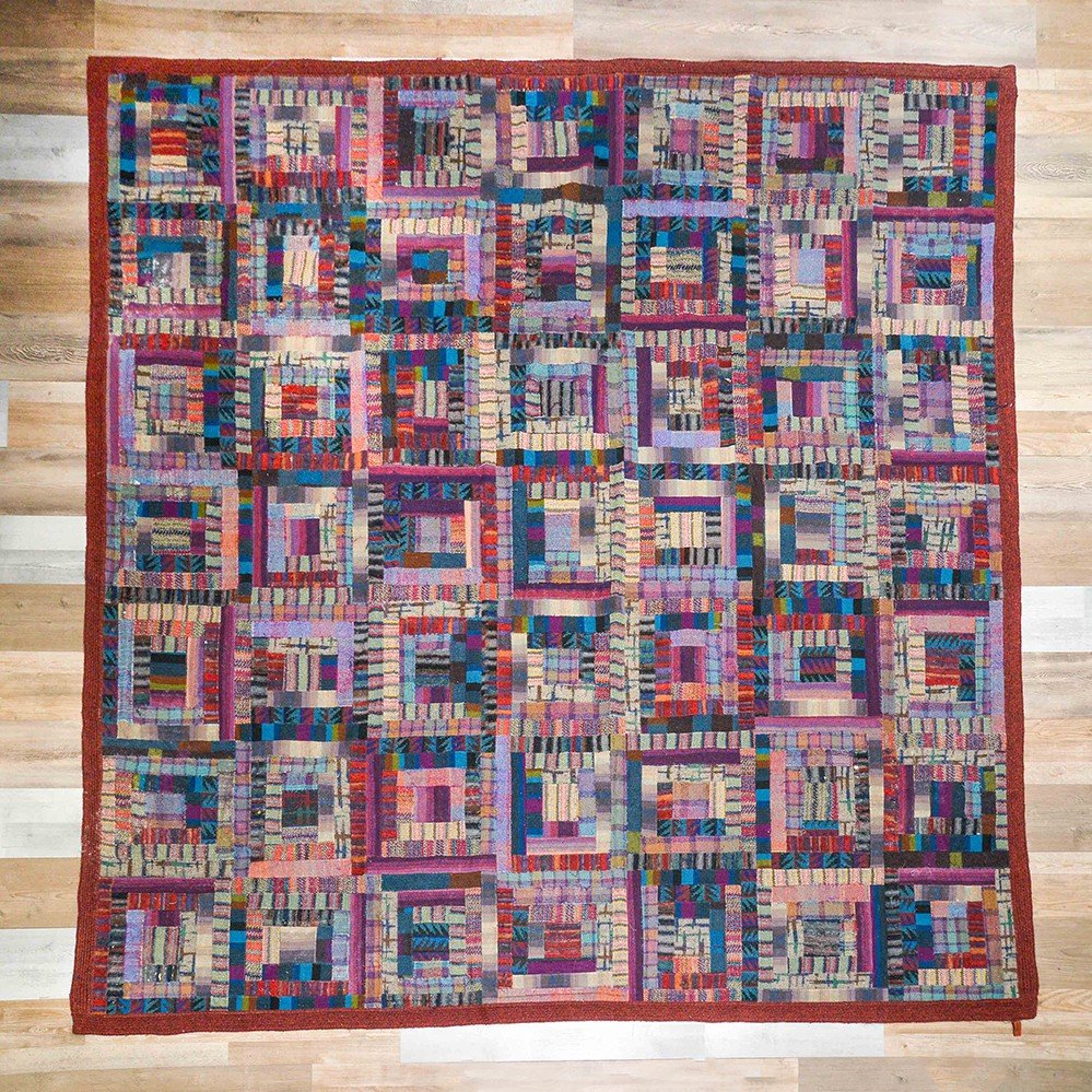 Large Saporiti Rug/ Tapestry For Ottavio Missoni, 1980s