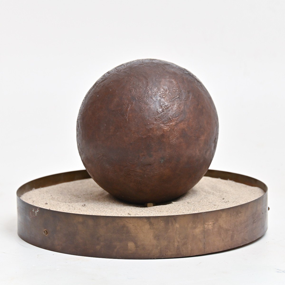 Sculpture En Bronze De Franco Zazzeri, Signée Et Datée 1976-photo-2