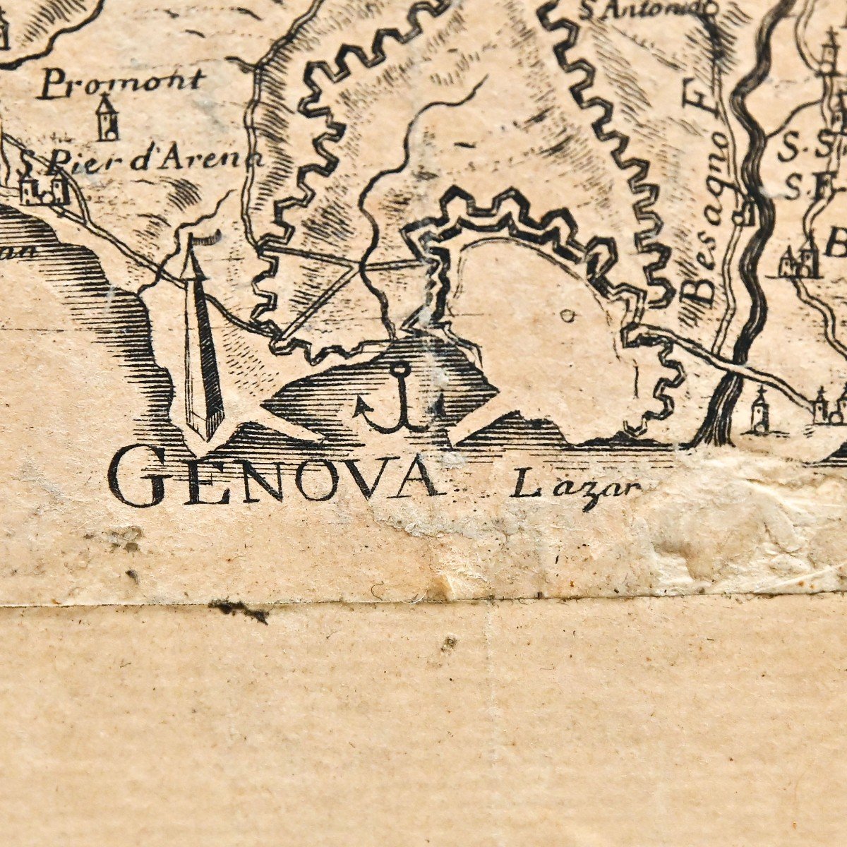 Grande Carta Corografica Degli Stati Di S.m. Re Di Sardegna Del 1772 Di Stagnon E Borgonio-photo-4