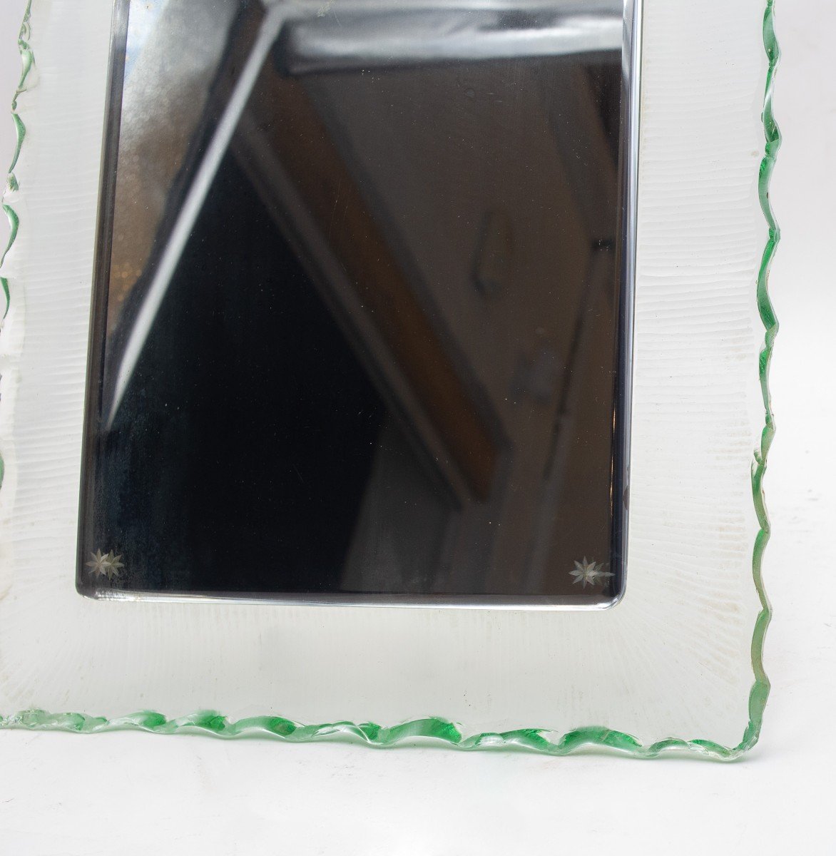 Fontana Arte Free-standing Glass Mirror, By Max Ingrand, 1940s-photo-4