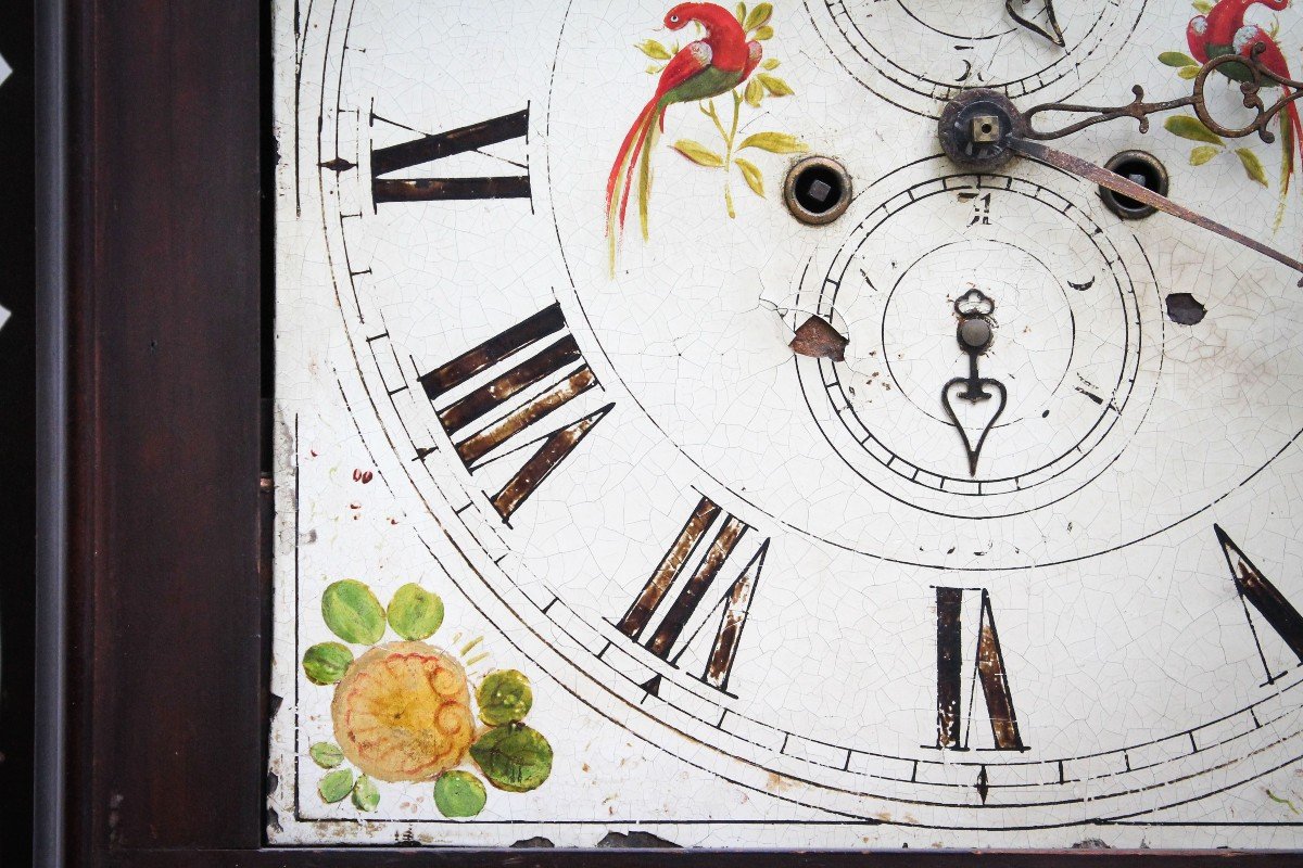 Horloge à Tour En Acajou De George III, Fin Du XVIIIe Siècle-photo-2