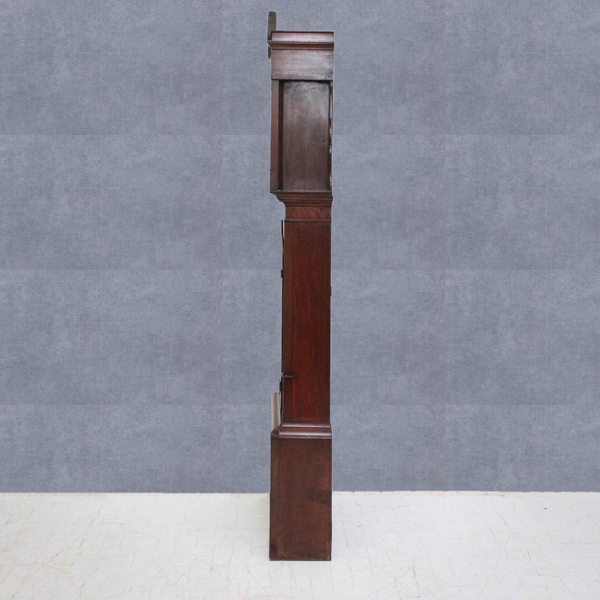 Large And Beautiful George III Style Mahogany Clock, Late 1700s Early 1800s.-photo-6
