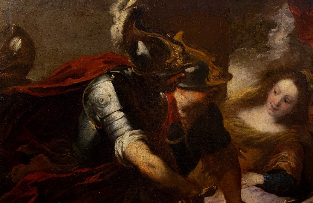 “the Sorceress Circe,” Genoese School, Oil On Canvas, Epoch 17th Century.-photo-1