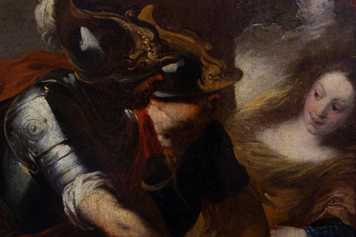 “the Sorceress Circe,” Genoese School, Oil On Canvas, Epoch 17th Century.-photo-3