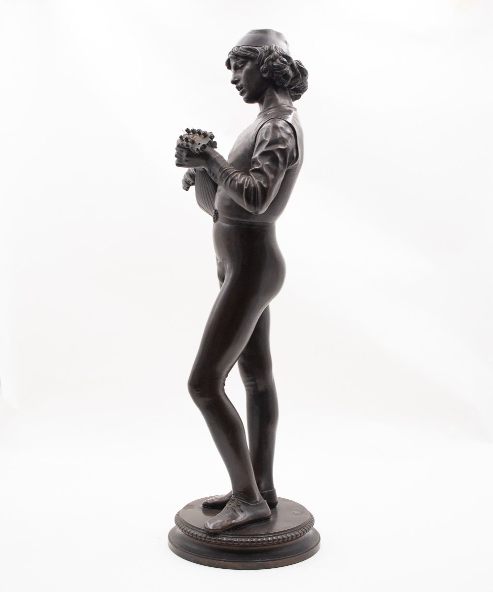 Paul Dubois, “florentine Singer,” 1865, Bronze-photo-3