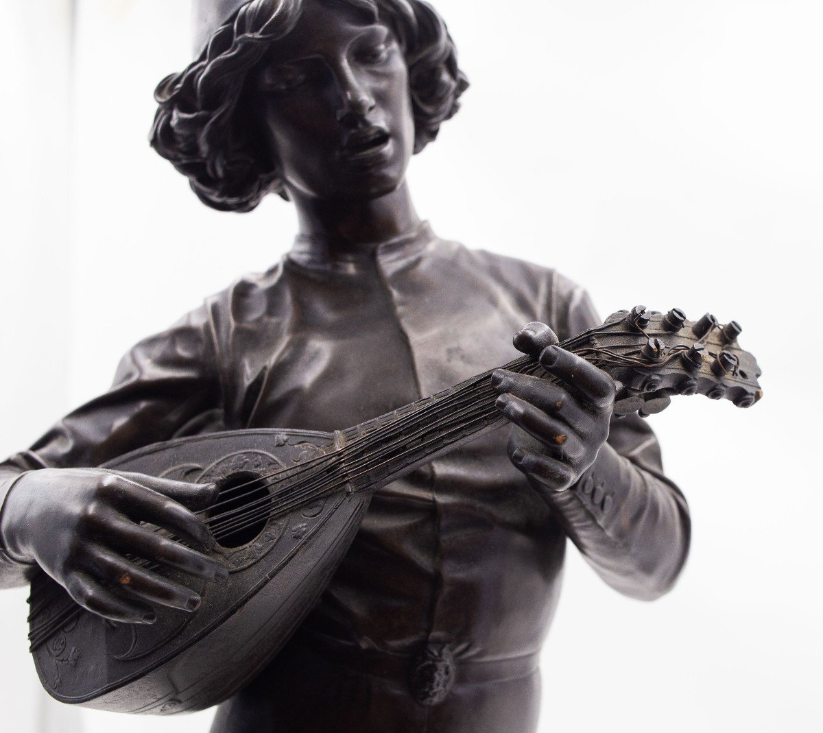 Paul Dubois, “florentine Singer,” 1865, Bronze-photo-6