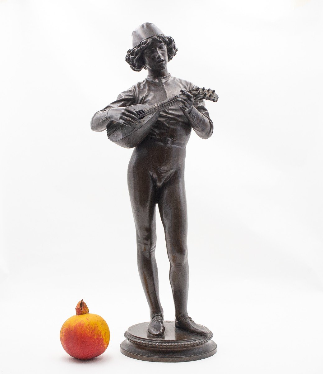 Paul Dubois, “florentine Singer,” 1865, Bronze