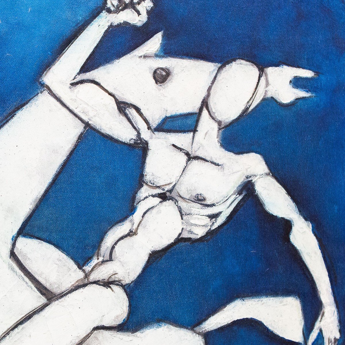 Bruno Landi, “the Great Battle,” Oil On Canvas, 2003-photo-3