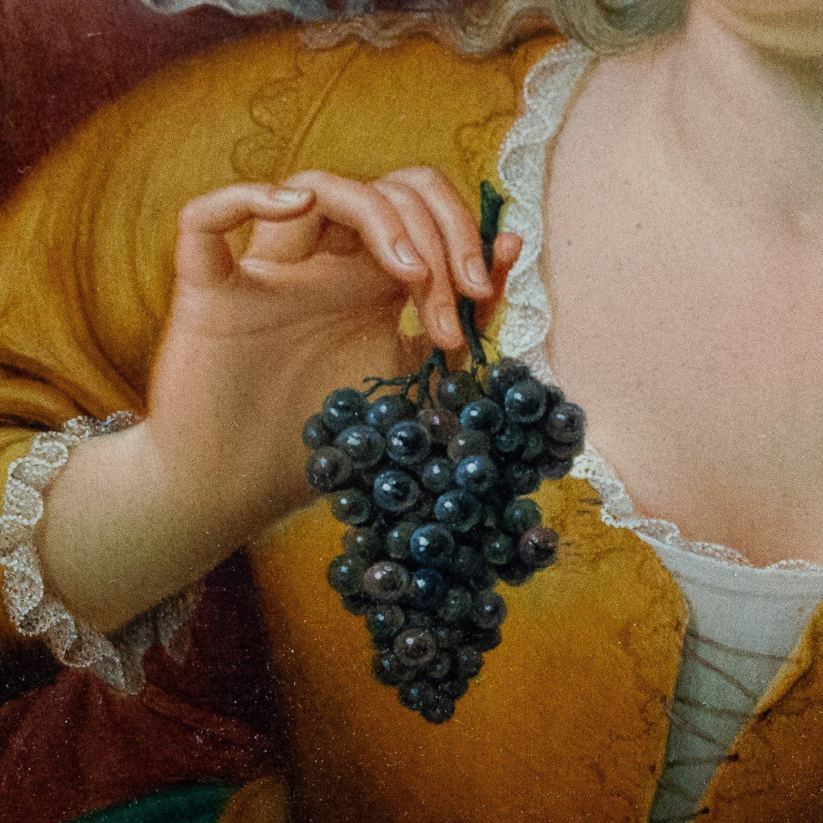 Gérard Wigmana, “the Courtship,” Oil On Panel, Signed, 1740-photo-7