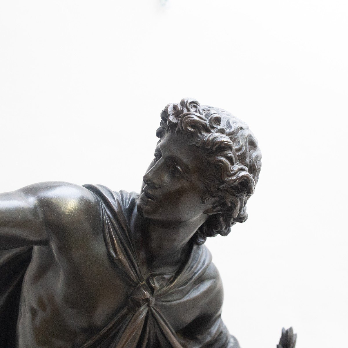 Mathurin Moreau, “apollo,” Large Bronze Sculpture, Signed, 19th Cent.-photo-2