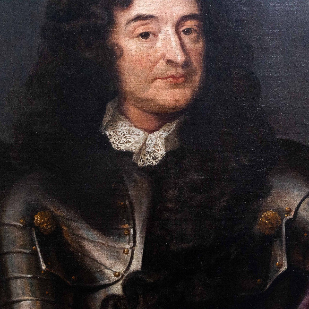 Huile sur toile, « Philippe II d'Orléans », XVIIIe siècle-photo-3