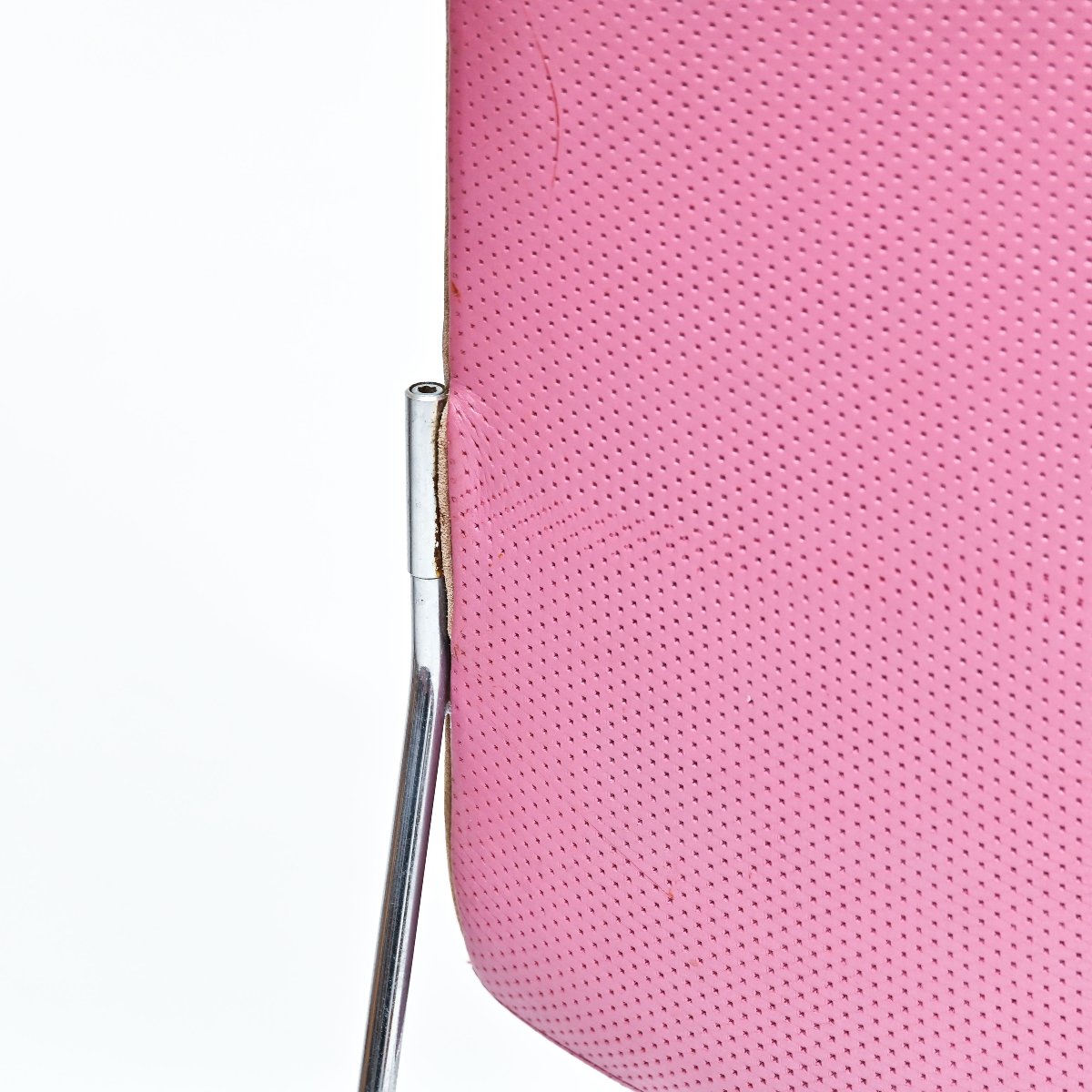 Offredi For Saporiti Set Of 6 Chairs In Leather And Metal, 1970s-photo-4