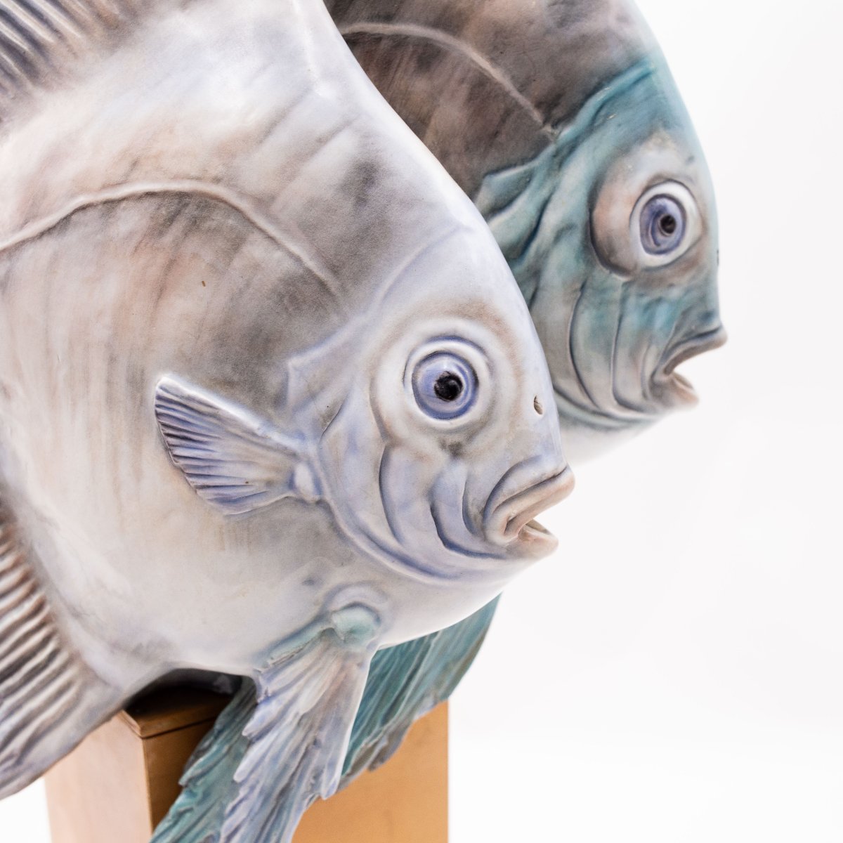 Manifattura Cacciapuoti, « Poissons tropicaux », signé, années 1930-photo-1