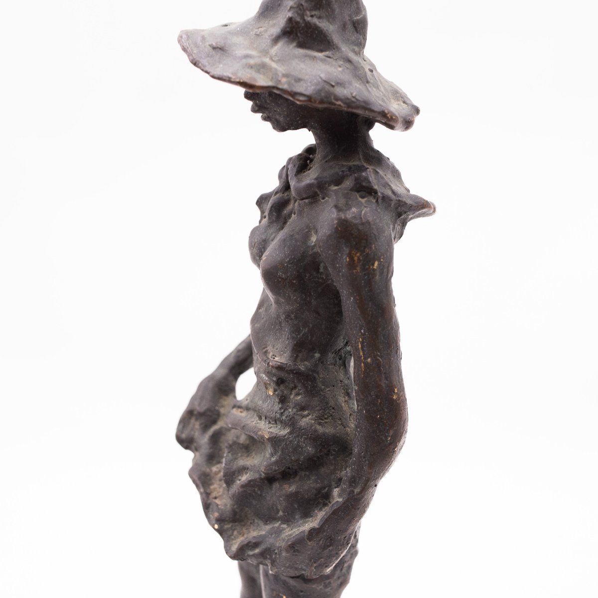 Augusto Murer, « Mondina », bronze patiné, signé sur le socle, 1975-photo-4