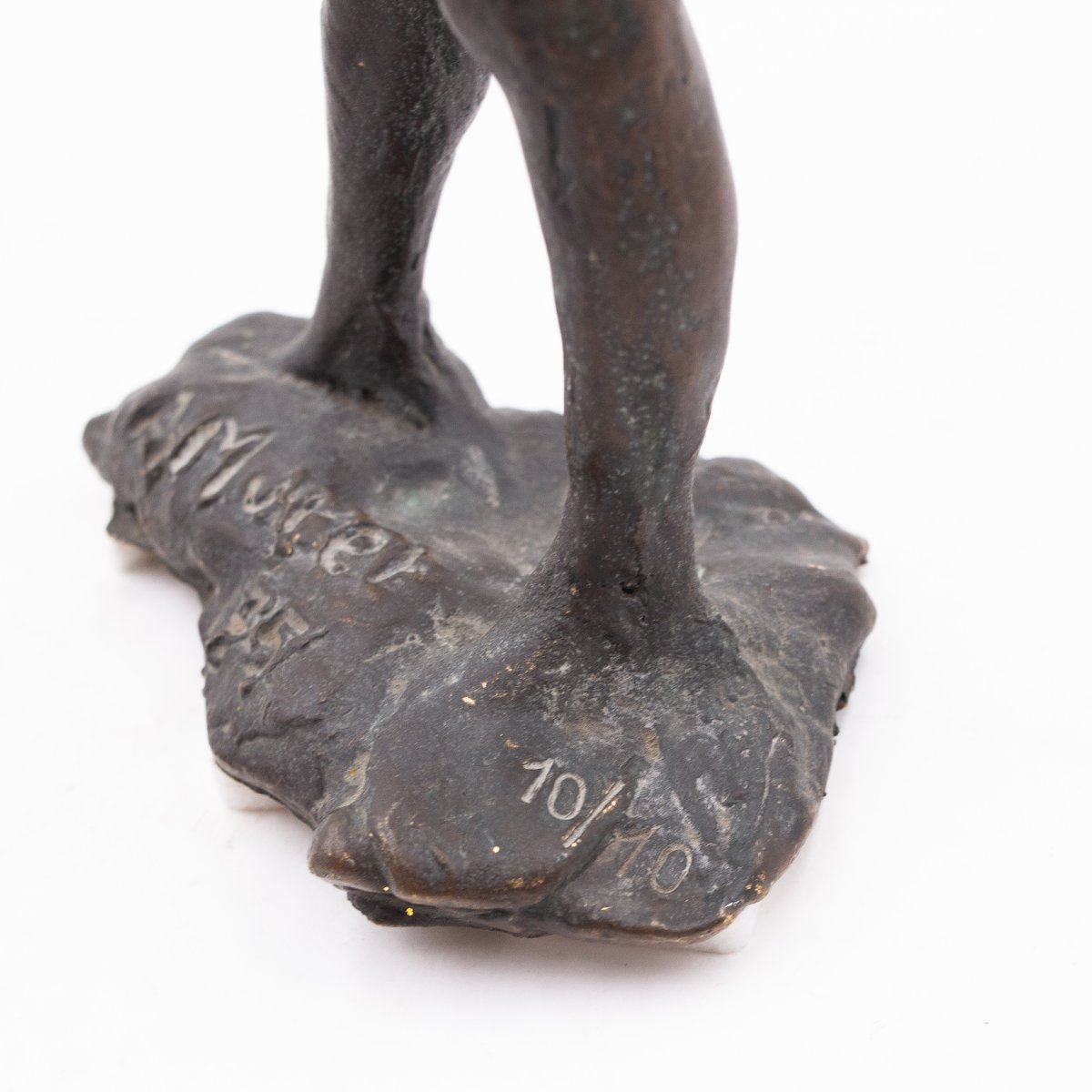 Augusto Murer, « Mondina », bronze patiné, signé sur le socle, 1975-photo-4