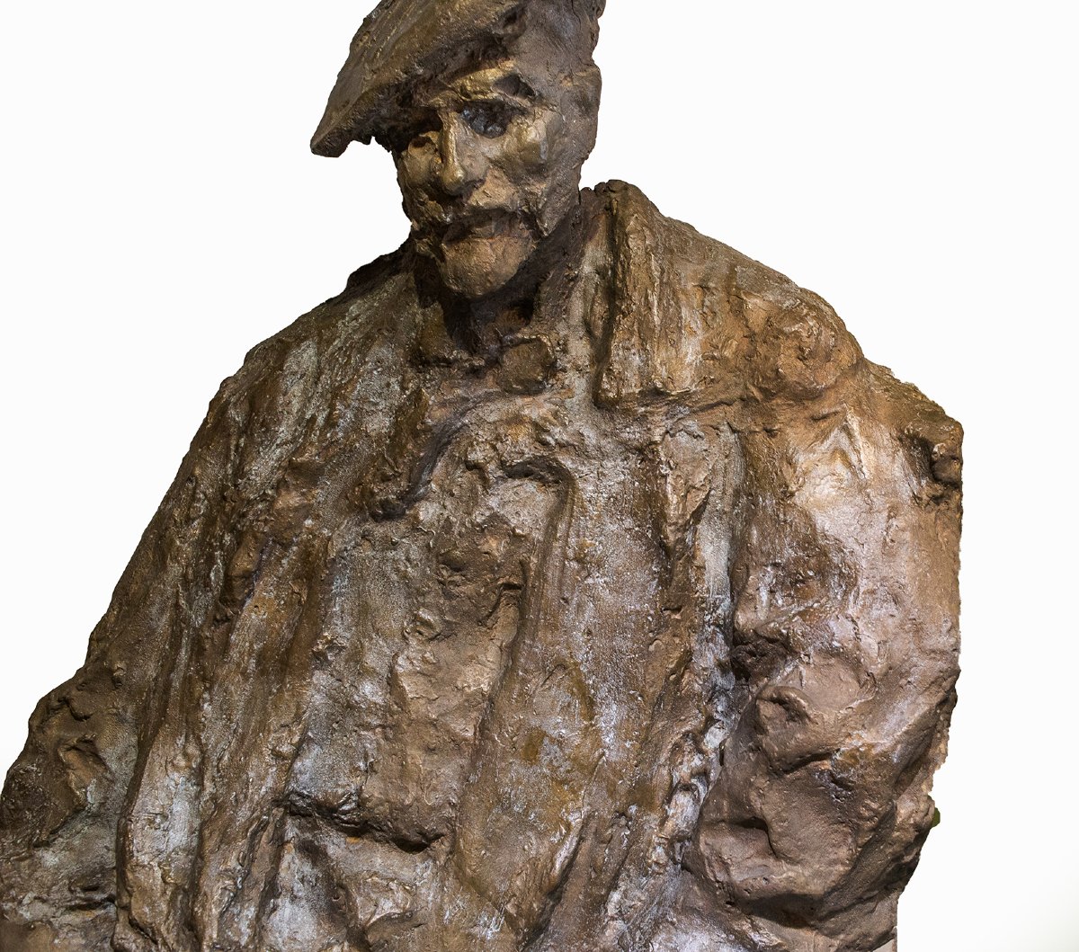 By Medardo Rosso, Bronze Sculpture, “henry Rouart,” 20th Century-photo-3