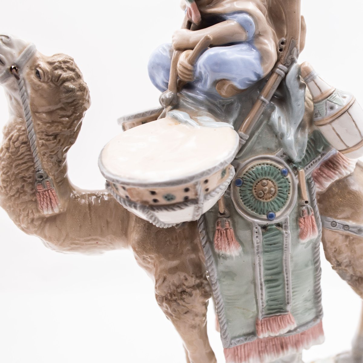 Amphora Turn Teplitz, "bedouin On A Camel," Porcelain Sculpture, Signed, 1920s/'30s-photo-4