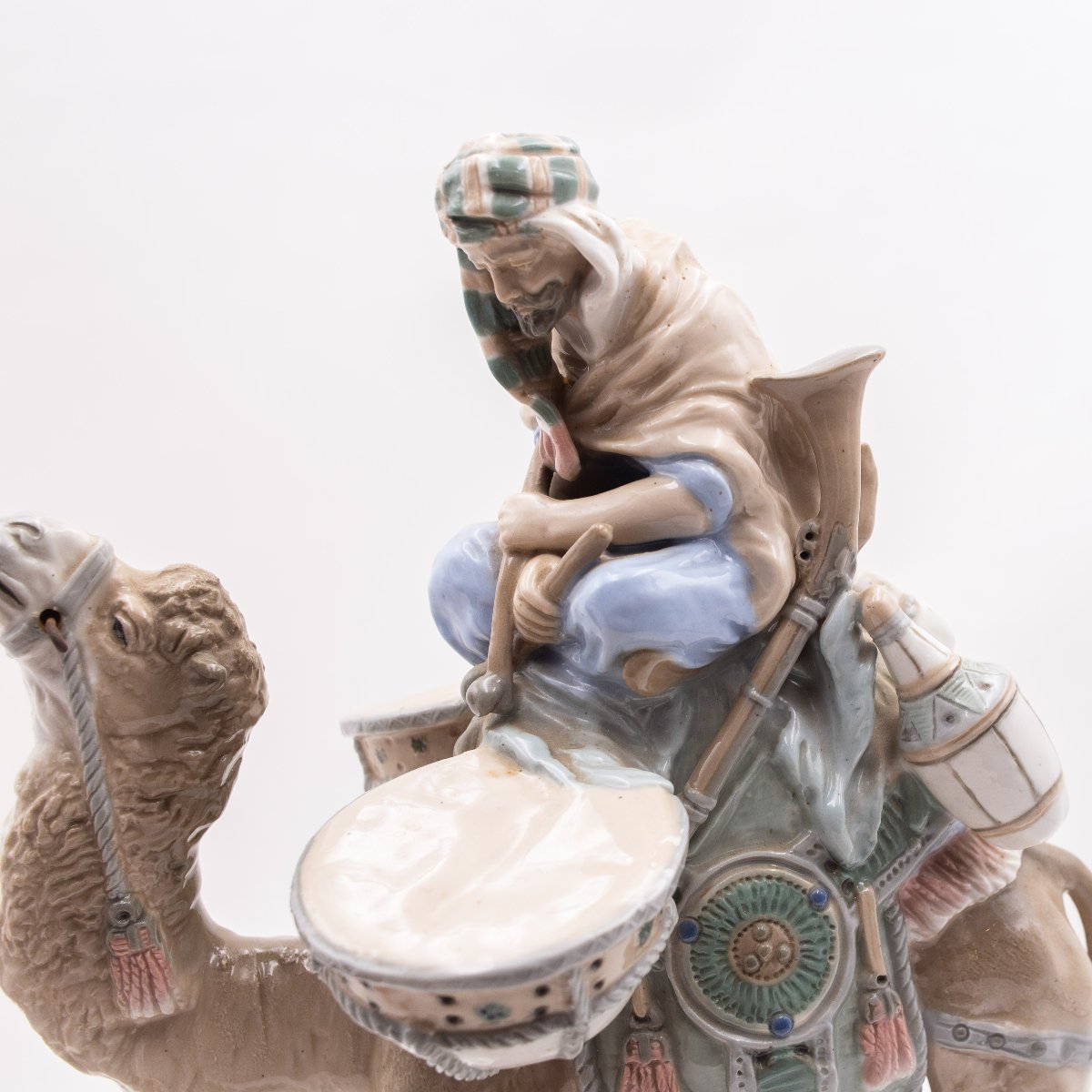 Amphora Turn Teplitz, "bedouin On A Camel," Porcelain Sculpture, Signed, 1920s/'30s-photo-5