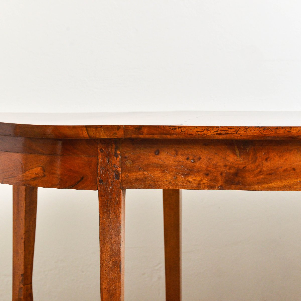 Table ovale en noyer, Début du 19ème siècle-photo-2