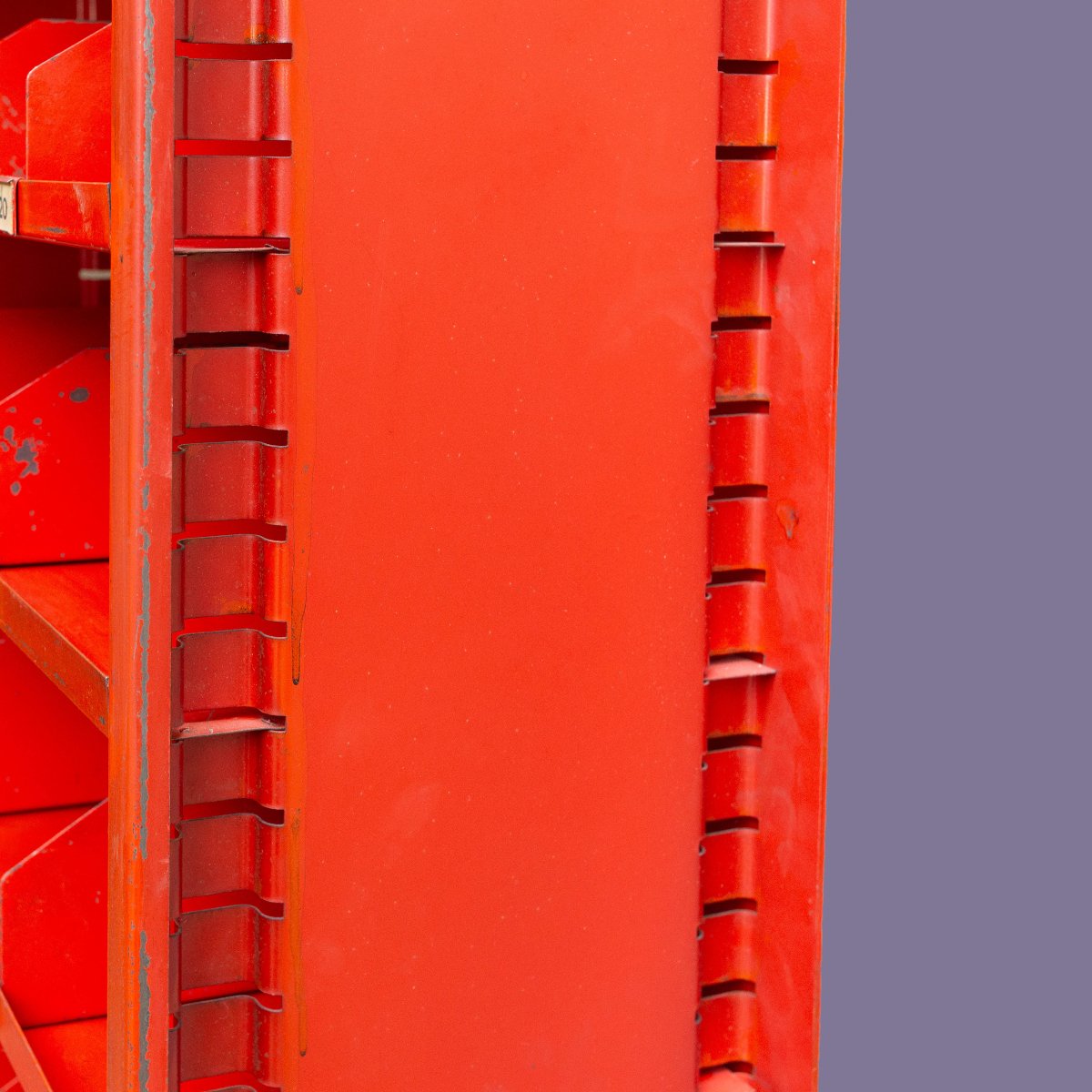 Pair Of Workshop Shelving - Fiat Original Spare Parts (1980s-'90s)-photo-4