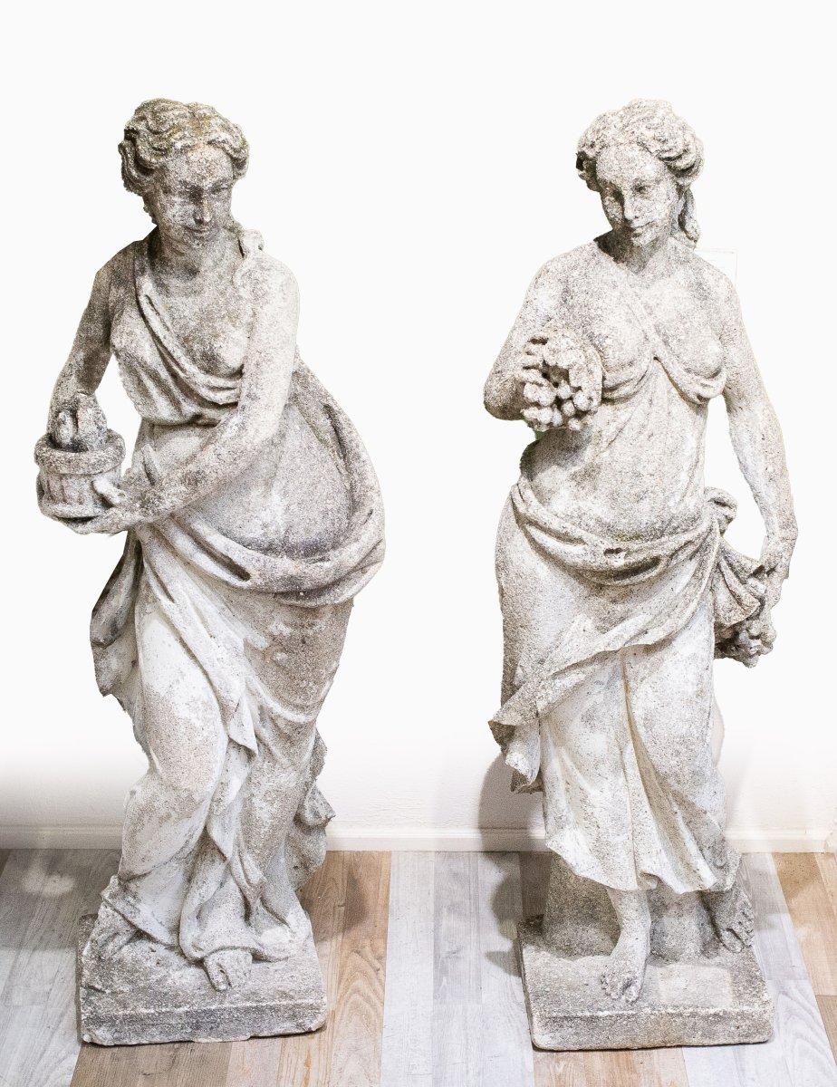 Sculptures, “the Four Seasons,” Grit, 1930s-photo-2