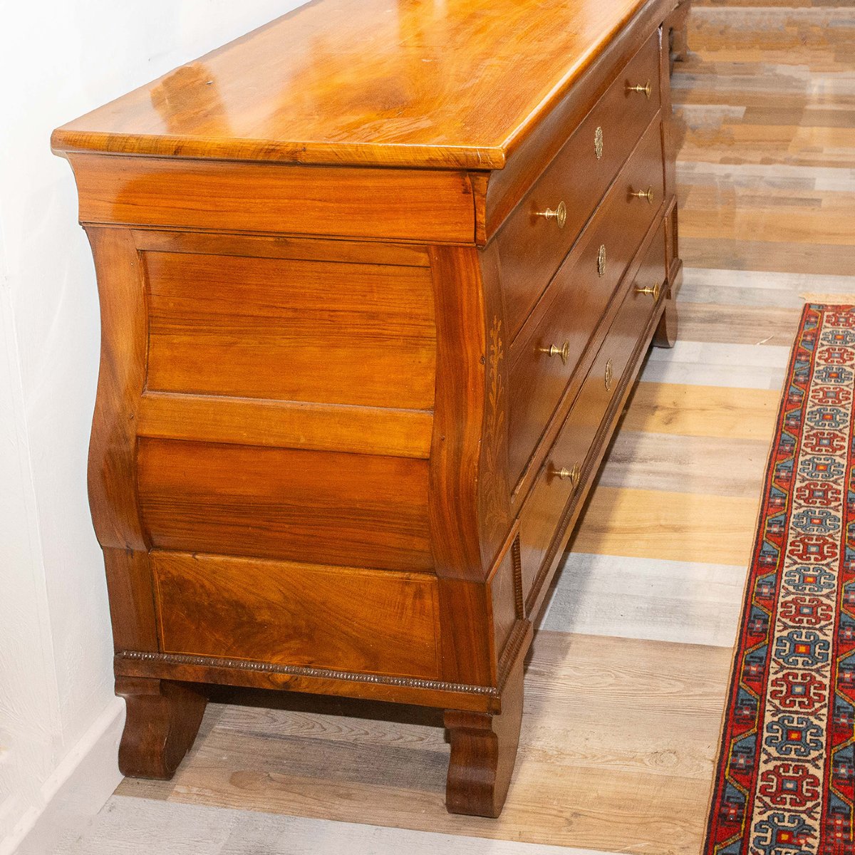 Commode en noyer, Louis Philippe, Première moitié du 19ème siècle-photo-4